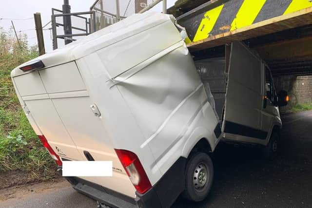 The crash in Stonea. Photo: Cambridgeshire police