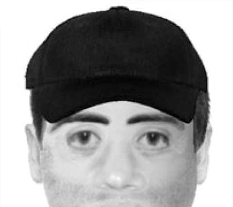 An e-fit of the murder suspect