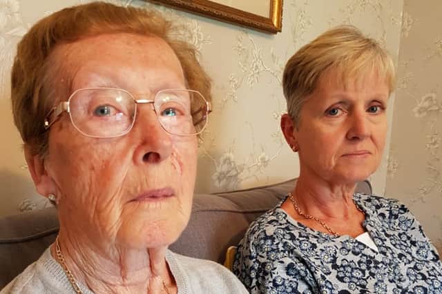 Alan's mum, Maureen, and sister Sylvia