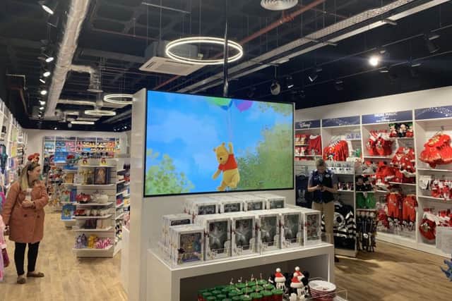 The new Disney store in Queensgatw