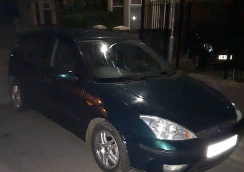 Driver reported and car seized