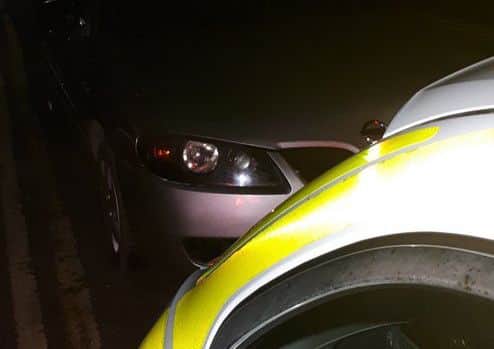 Car crushed and driver summonsed to court