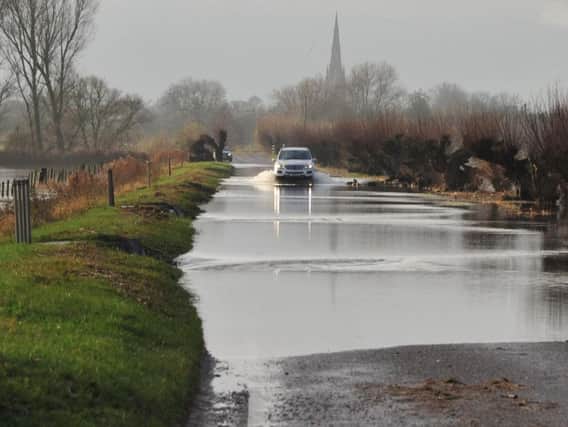 There has been heavy rainfall in Peterborough and Lincolnshire