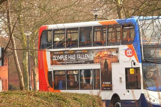 A Stagecoach bus in Peterborough