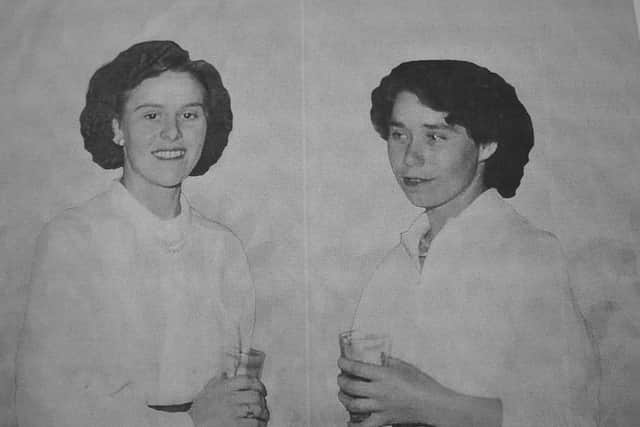 The twins in their younger days