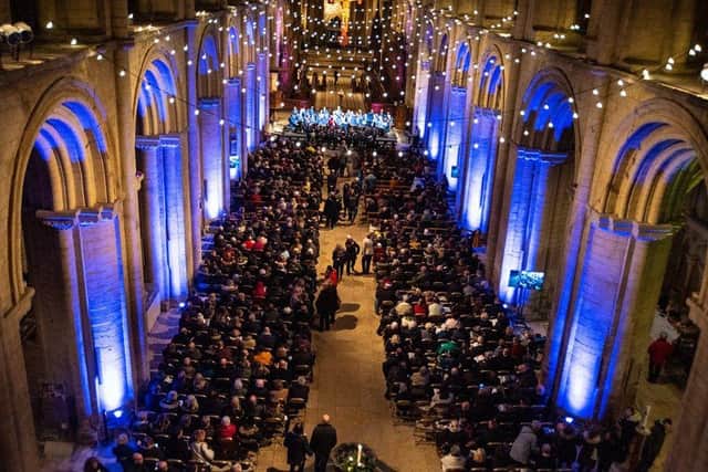 Lights of Love 2018 at Peterborough Cathedral