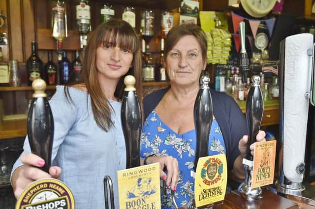 Carly Peachey and Therese Gallacher at The Lime Tree pub, Paston Lane. Business rates story EMN-180709-091433009