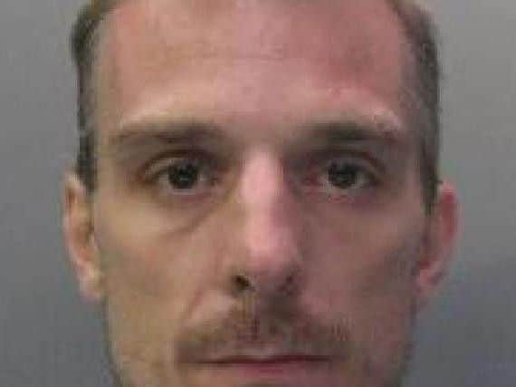 Paul Priestly, 41, was jailed for 14 months after he was caught stealing from cars.