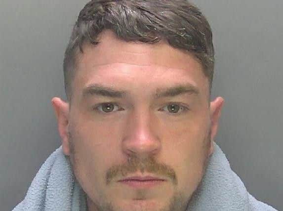 Jason Turner, 30, of no foxed abode, stole a woman's cash and jewellery before crashing her car. He was recalled to prison.