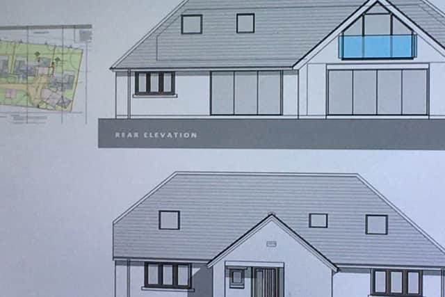 Plans for the new bungalows