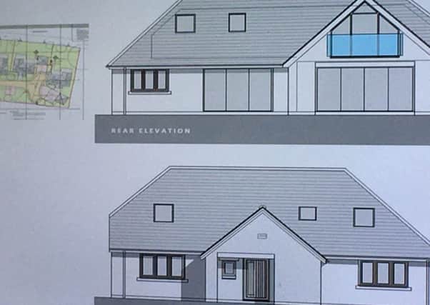 Plans for the new bungalows