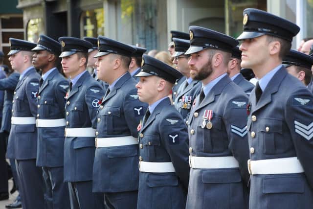 Remembrance Sunday in Peterborough City Centre. EMN-191011-212647009