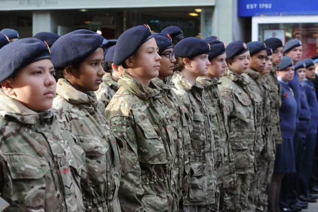 Remembrance Sunday in Peterborough City Centre. EMN-191011-212658009