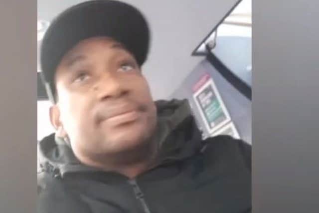 Ian Barrington on the bus when the incident occurred