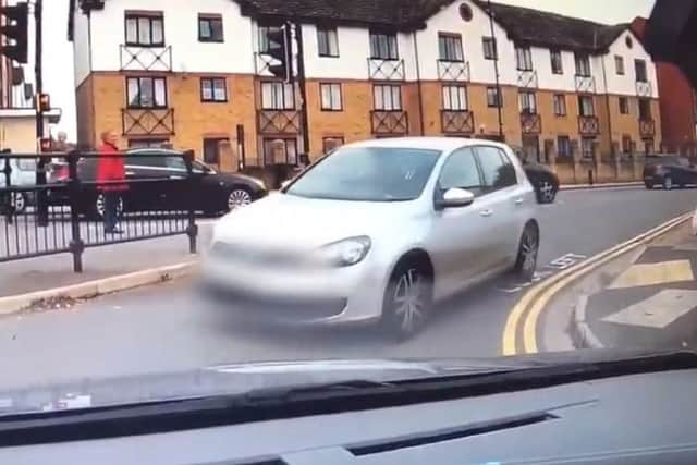Dash cam footage from Kevin Jeffery
