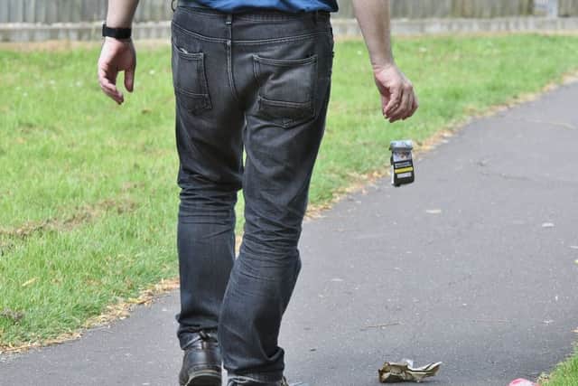 Fixed penalty notices are handed out for littering