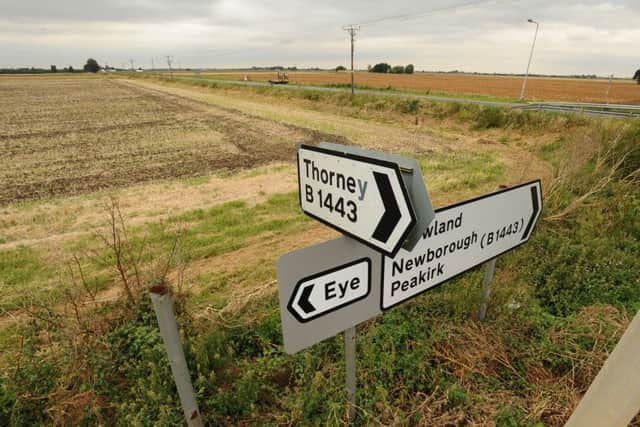 Another site which alongside America Farm was earmarked for an energy park. Photo, September 2012: Paul Franks