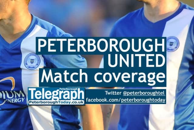 Peterborough United match action from the Peterborough Telegraph, peterboroughtoday.co.uk/posh @peterboroughtel on Twitter
