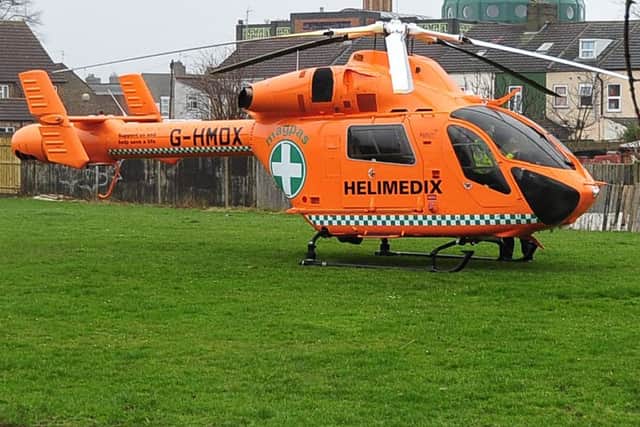 The Magpas Helimedix Air Ambulance helicopter. Photo: Peterborough Telegraph