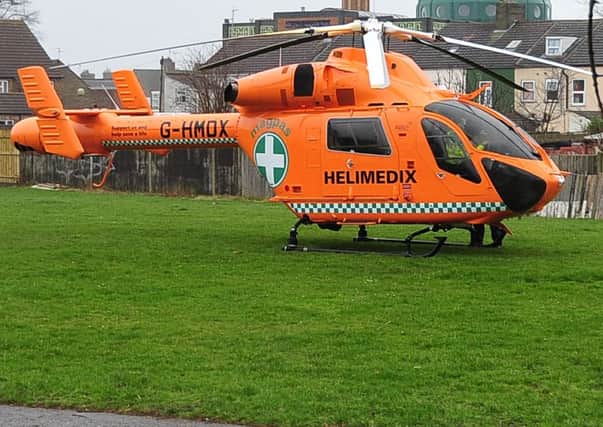 The Magpas Helimedix Air Ambulance helicopter. Photo: Peterborough Telegraph