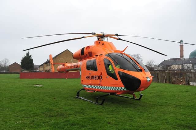 Magpas Helimedix air ambulance. Photo: Rowland Hobson/Peterborough Telegraph