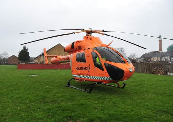 Magpas Helimedix air ambulance. Photo: Rowland Hobson/Peterborough Telegraph
