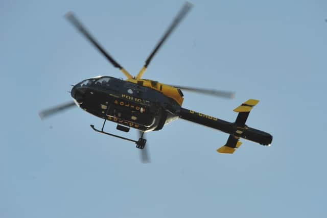 Police helicopter