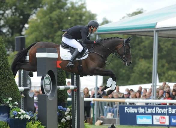 Jonathan "Jock" Paget  riding Clifton Promise to victory on the showjumping at Burghley Horse Trials 2013. Photo by Trevor Meeks. ENGEMN00120131009114315