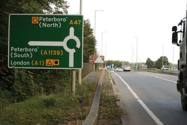 The A47/A1 junction near Wansford, Peterborough. Photo: Paul Franks/Peterborough Telegraph