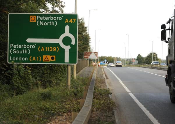 The A47/A1 junction near Wansford, Peterborough. Photo: Paul Franks/Peterborough Telegraph