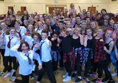 Youngsters from South Holland and Boston line up for the Dance Factor Lincolnshire semi-finals in Spalding on Friday.