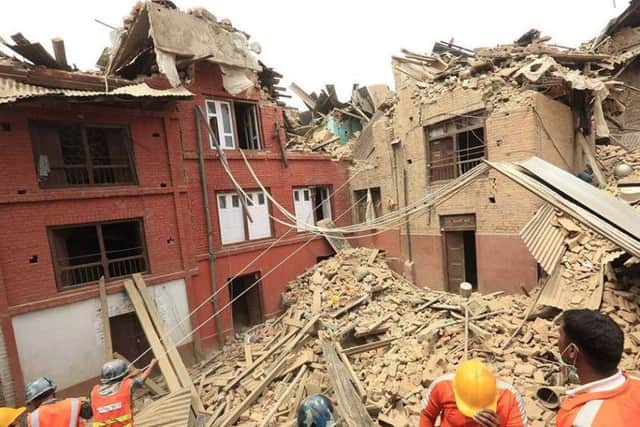 Devastation in Nepal. Photo:The Mountain Trust EMN-150505-143958001