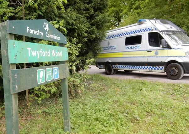 Twyford Wood, near Corby Glen, remains closed as a post-rave clean-up takes place.