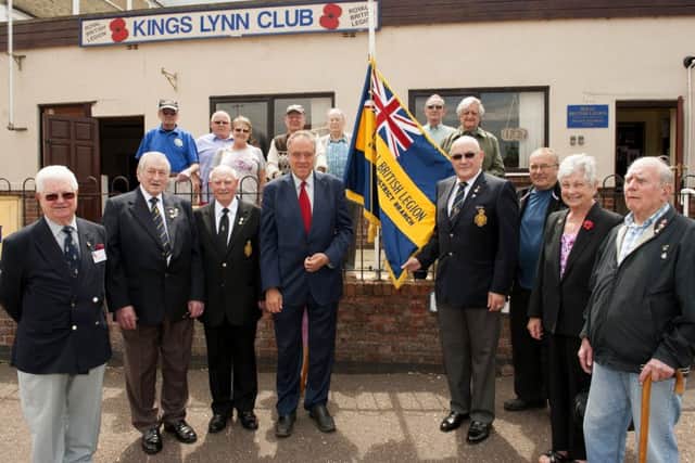 Richard Howitt MEP meeting Veterans Royal British Legion King's Lynn. ANL-150626-124915009