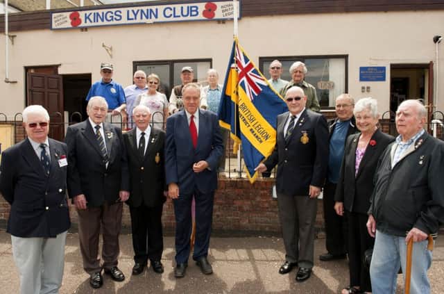 Richard Howitt MEP meeting Veterans Royal British Legion King's Lynn. ANL-150626-124915009