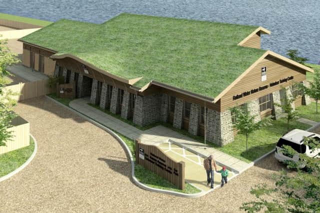 An artist's impression of the new volunteer training centre at Rutland Water. Photo: Corporate Architecture. EMN-150113-161548001