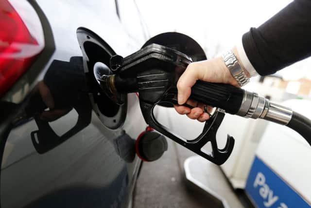 Diesel fuel pumped into a car as British supermarkets have slashed the price of diesel for the second time in a week. PRESS ASSOCIATION TRANSPORT_Fuel_133625.JPG