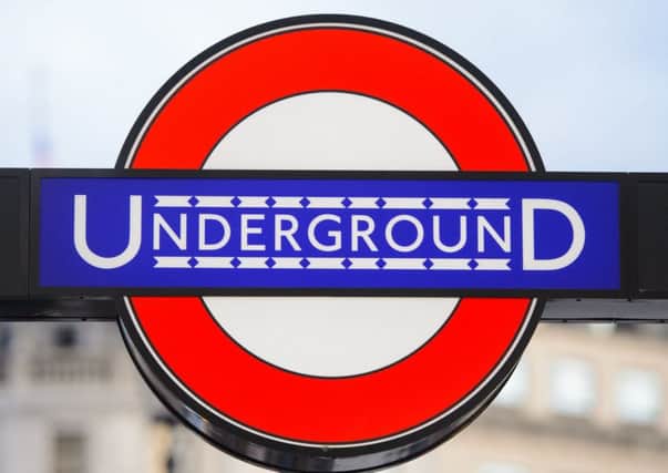 London Underground sign.. PRESS ASSOCIATION INDUSTRY_Tube_071494.JPG