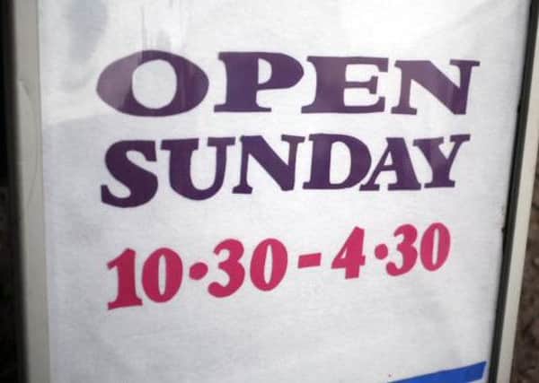 Church told not to get involved in Sunday opening times debate