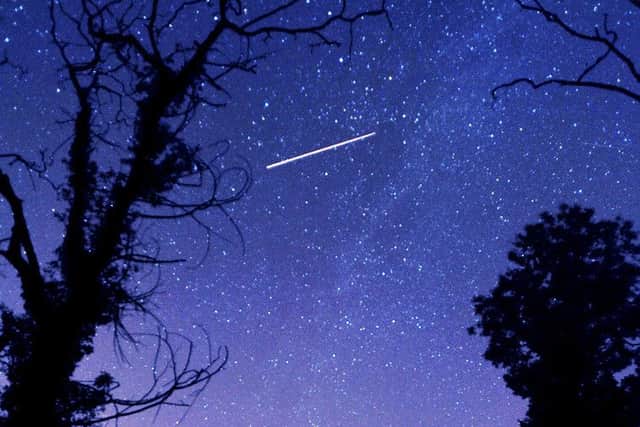 Picture of the night sky during the Persied meteor appearance. ENGEMN00120130814091545