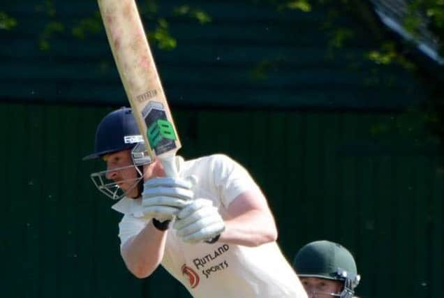 Peter Morgan cracked a 39-ball ton for Bourne against Spalding.