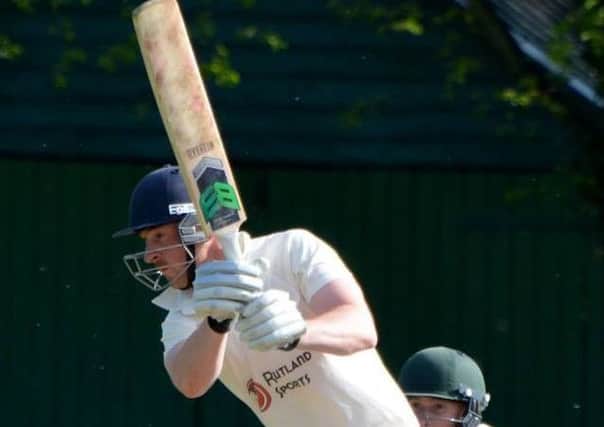 Peter Morgan cracked a 39-ball ton for Bourne against Spalding.