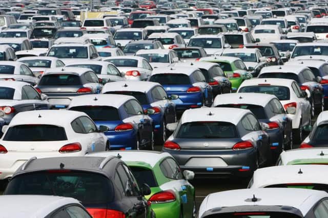 A transport lobby group suggested that millions of VW cars on UK roads could be recalled as a probe into rigged emissions tests on Volkswagen models in the US threatened to reach Europe. Photo: Gareth Fuller/PA Wire
