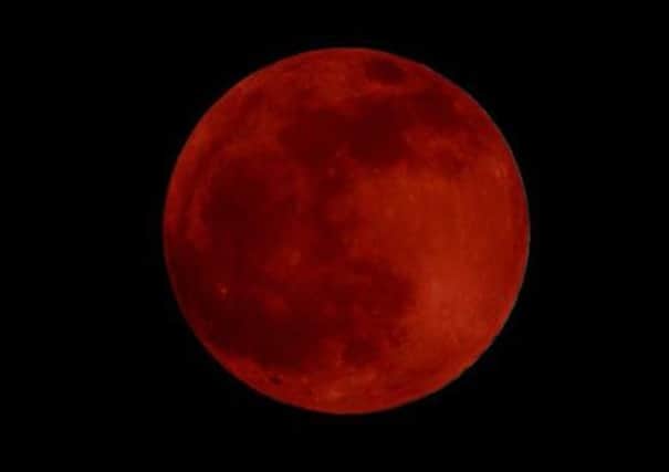 A rare 'blood moon' will be visible in the sky in the early hours of Monday 28th September