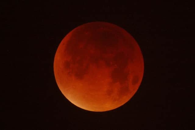 Jonathan Turner from Grantham took this photo of last night's Super Blood Moon
