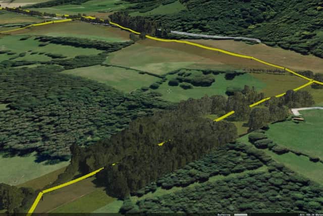 How the survey shows those overhead cables that are at risk.