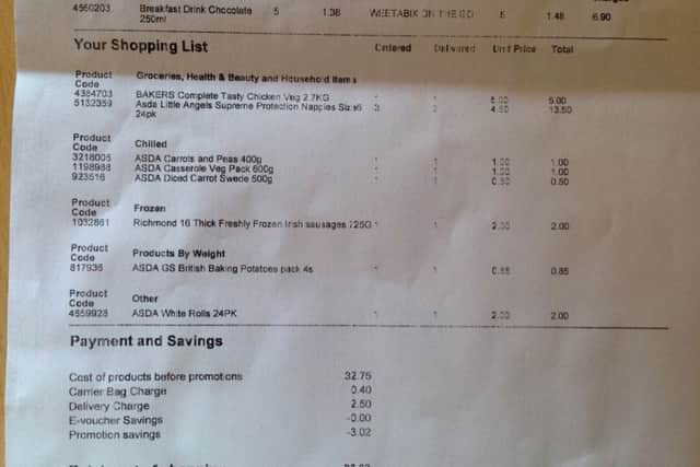 These are the items Miranda Baker bought.