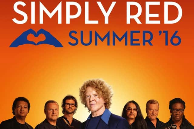 Simply Red are the first band to announce dates in the 2016 Forest Live concert series. ANL-151019-104258001