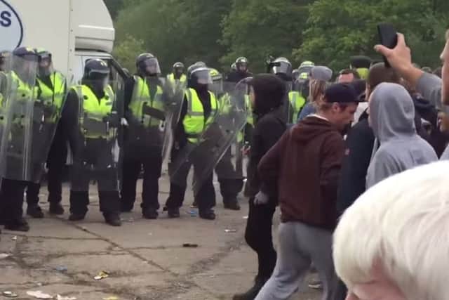 YouTube footage of the rave at Twyford Wood.