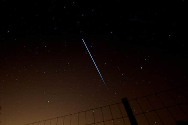 The ISS will be visible in the skies above the UK on Christmas Eve weather permitting. Photo: Paul Williams